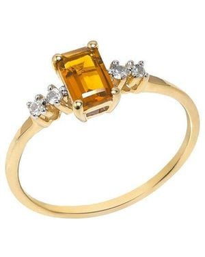 TIRAMISU 10K 0.58 Ct. Tw. Gemstone Ring - Metallic
