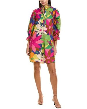 FLORA BEA NYC Adelina Shift Dress - Red