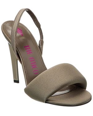 The Attico Rem Slingback Sandal - Grey