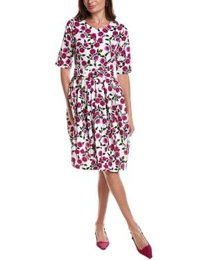 Samantha Sung Rachel A-Line Dress - Red