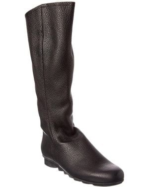 Arche Biboth Leather Knee-High Boot - Black