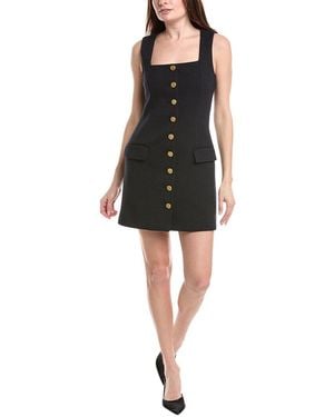 Rag & Bone Mariana Textured Wool-Blend Mini Dress - Black