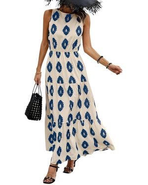 CAMILA BLANCO Maxi Dress - Blue