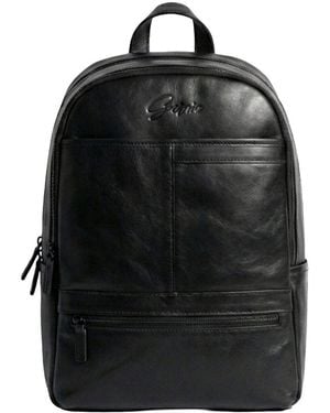 Gernie 26 Premium Leather Backpack - Black