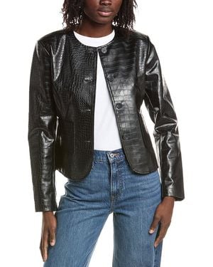 Lamarque Croco Jacket - Black