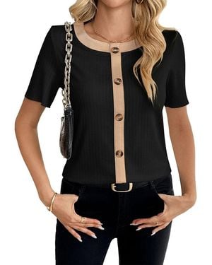 CHARLOTTE GREEN Top - Black