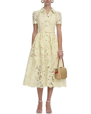 Linda Charm A-Line Dress - Metallic