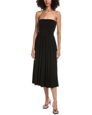 Project Social T All Nighter Strapless Bubble Midi Dress - Black