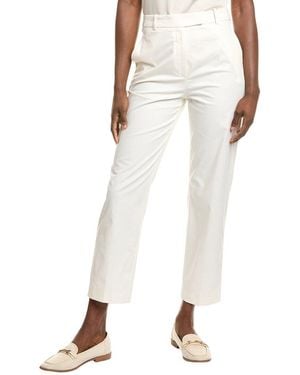 BOSS Takareni Silk-Blend Pant - White