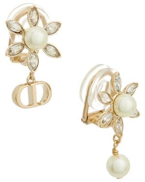 Dior Bloom Clip-on Earrings - Metallic