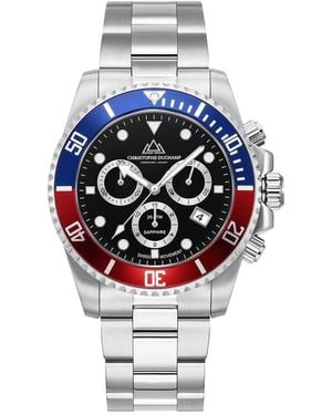 Christophe Duchamp Marine Chrono Watch - Gray