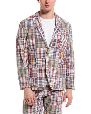 J.McLaughlin Patchwork Lisbon Blazer - Blue