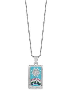 Sphera Milano Cz Necklace - Blue