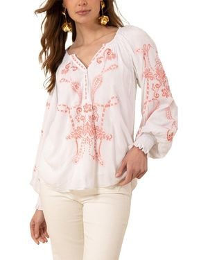 Hale Bob Jemma Blouse - Pink