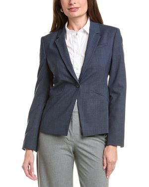 BOSS Jia 9 Wool Blazer - Blue
