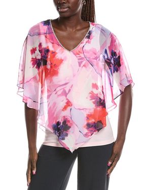 Joseph Ribkoff Kimono Sleeve Blouse - Pink