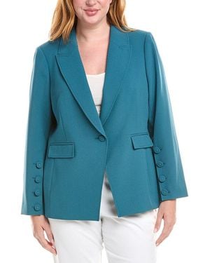 Tahari Plus Blazer - Blue