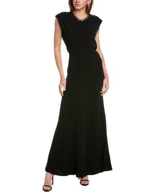 Rag & Bone Marie Crepe Maxi Dress - Black