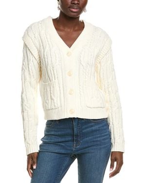 Endless Rose Cable Cardigan - White