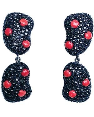Arthur Marder Fine Jewelry 14k & Silver Gemstone Drop Earrings - Multicolour