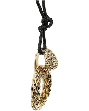 Boucheron 18K 0.18 Ct. Tw. Diamond Serpent Boheme Necklace (Authentic Pre- Owned) - Metallic