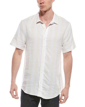 Onia Standard Linen-Blend Shirt - White