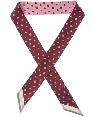 Fendi Wrappy Silk Scarf - Purple