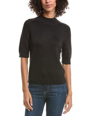 Michael Stars Sabel Mock Neck Top - Black