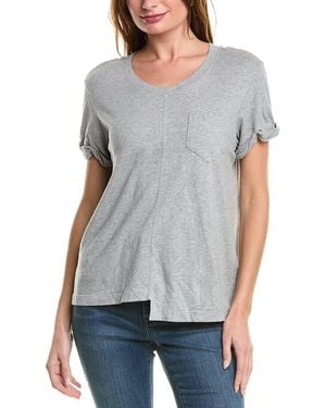 Wilt Roll Cuff Pocket T-Shirt - Grey