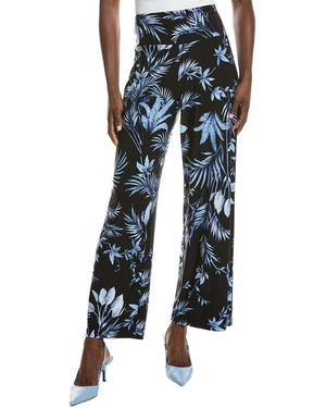 Anne Klein High Rise Palazzo Pant - Blue