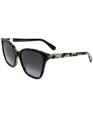 Kate Spade Amiyah 56Mm Sunglasses - Black