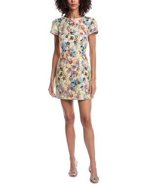 MILLY Rowen Floral Mini Dress - Natural