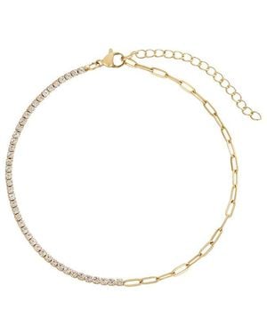 Adornia Spring2 18K Anklet - Metallic