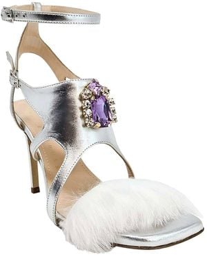 Madison Maison Calda Leather Sandal - White