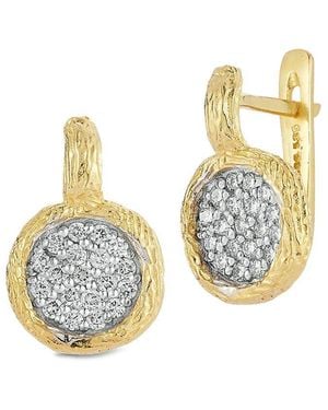 Reiss 14K 0.38 Ct. Tw. Diamond Earrings - Metallic