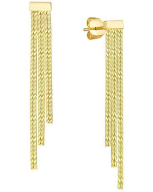 HAWLEY ST 14K Snake Earrings - Metallic
