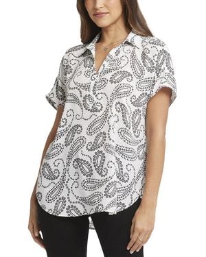 NYDJ Becky Blouse - Gray