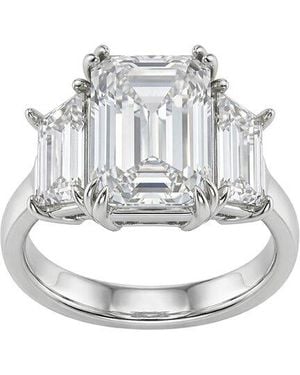 Lab Grown Diamonds 14K 10.00 Ct. Tw. Lab-Grown Diamond 3 Stone Engagement Ring - White