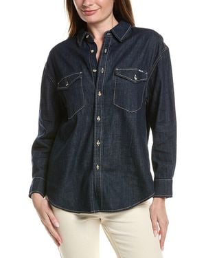 Rolla's Classic Denim Shirt - Blue