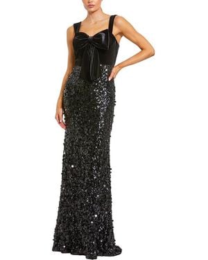 Mac Duggal Column Gown - Black