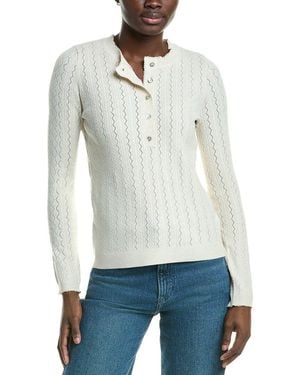 Design History Henley Jumper - White