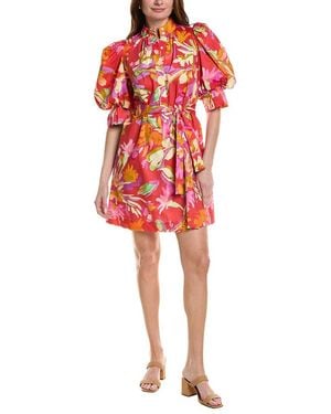 tyler boe Lydia Shirtdress - Red