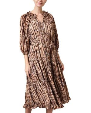 JOSEPH Kobi Halperin Midi Dress - Brown
