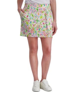 Stella Parker Ruffle Seam Skort - Green