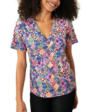 Hale Bob Noa Blouse - Blue