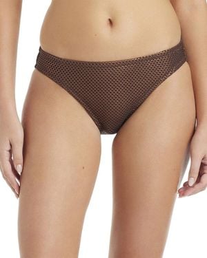 Sanctuary Sea Crochet Hipster Bottom - Brown