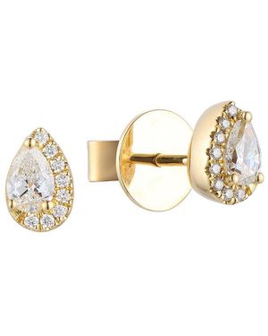 Gregg Ruth 18K 0.44 Ct. Tw. Diamond Earring - Metallic