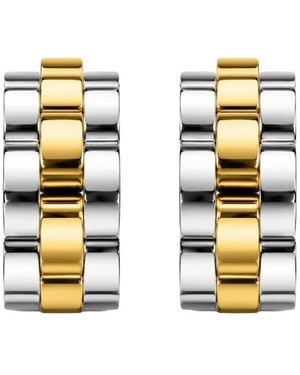 Jewels by Sunaina Hana 18K Plated Stainless Steel Mini Earrings - Metallic