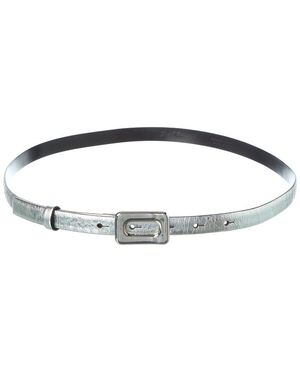 Roger Vivier Ceinture Leather Belt - Metallic
