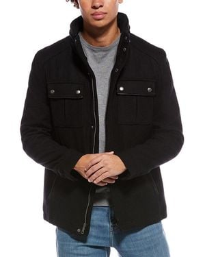 Cole Haan Cole Haan Wool-Blend Jacket - Black